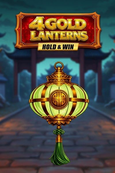 Omslag van 4 Gold Lanterns Hold & Win bij Cleobetra